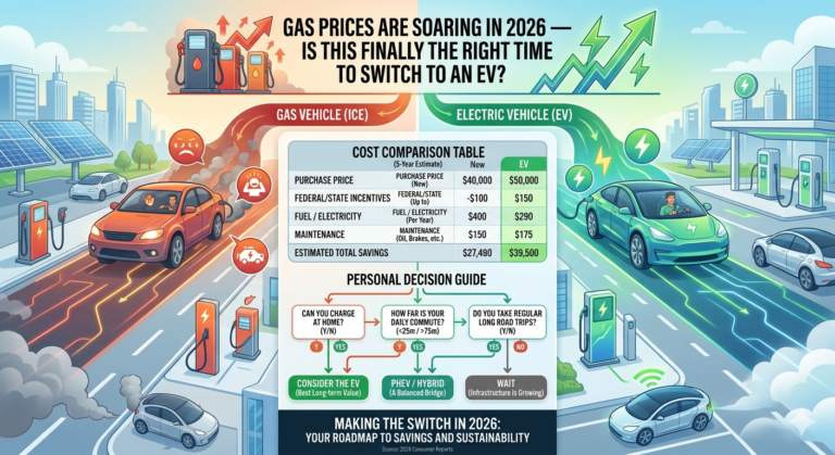 Gas Prices Are Soaring in 2026 — Is This Finally the Right Time to Switch to an EV?